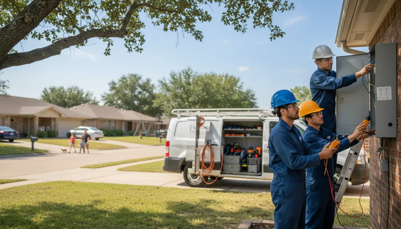 Certified electrician providing emergency electrical services in Walshville, IL